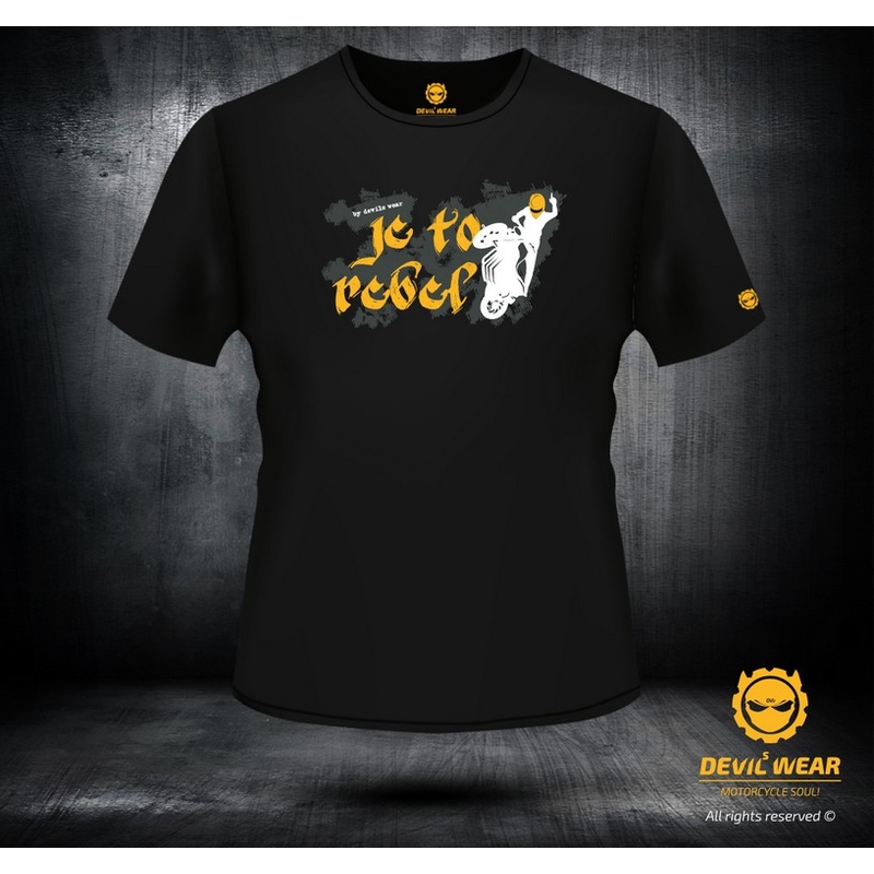 Męska koszulka Devils Wear - Je To Rebel wyprzedaż