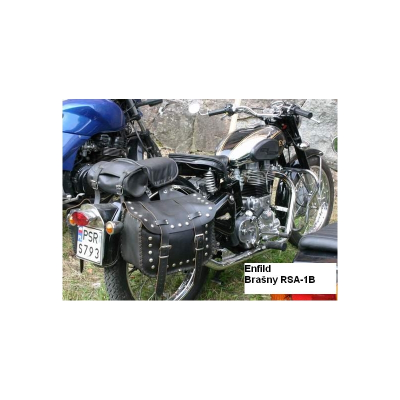 Sakwy skórzane na motocykl Chopper RSA-1B