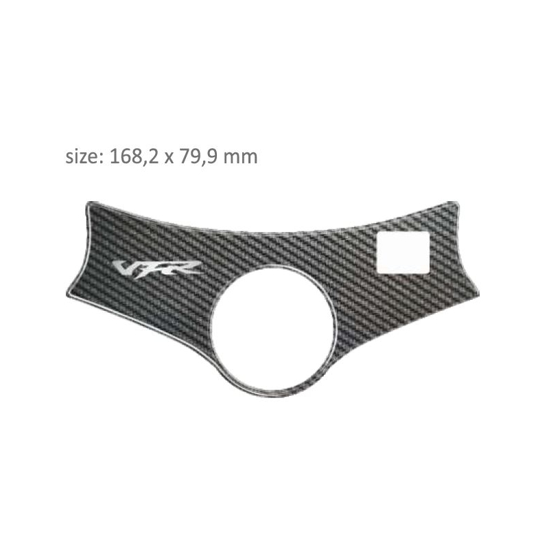 Carbonowa naklejka koło światła - Honda VFR800 (01)