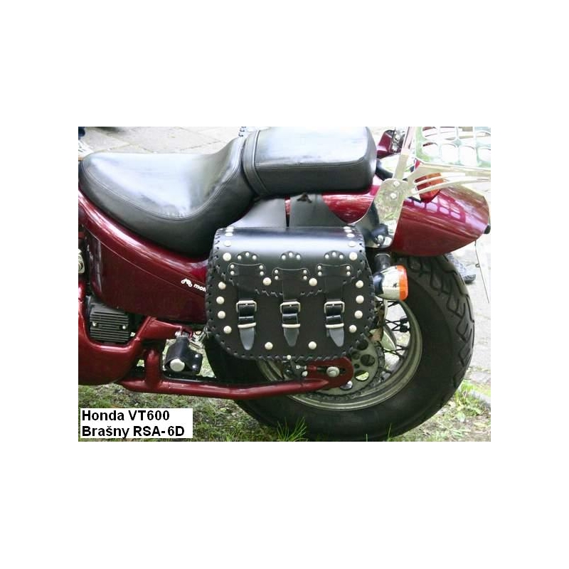 Sakwy skórzane na motocykl Chopper RSA-6D wyprzedaż