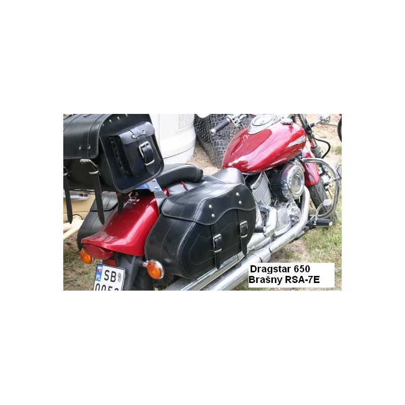 Sakwy skórzane na motocykl Chopper RSA-7A