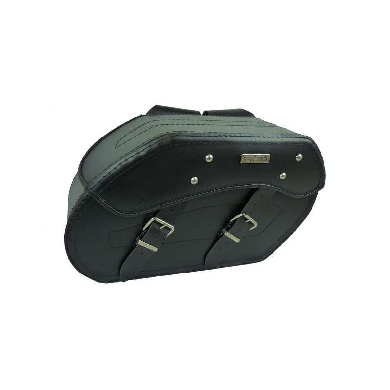 Sakwy skórzane na motocykl Chopper RSA-14E wyprzedaż