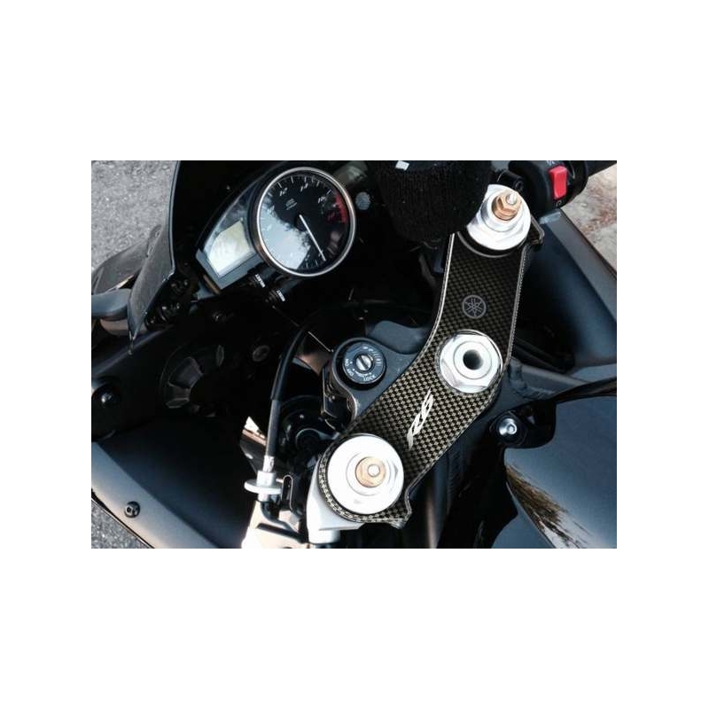 Carbonowa naklejka koło światła Print - Yamaha R6 (06-14) wyprzedaż