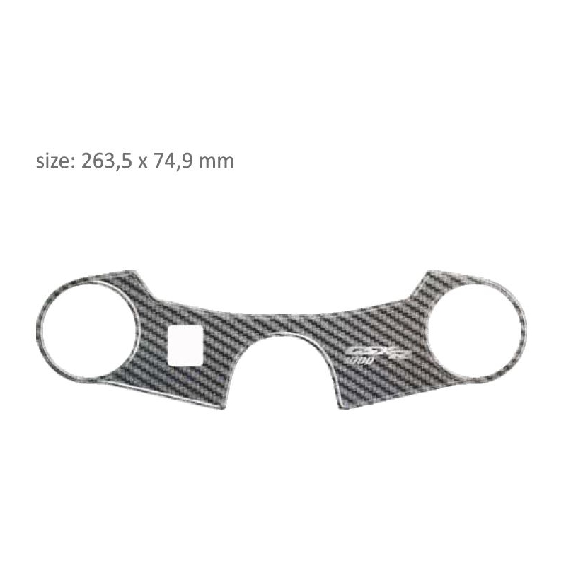Carbonowa naklejka koło światła Print - Suzuki GSXR 1000 (05-06) wyprzedaż