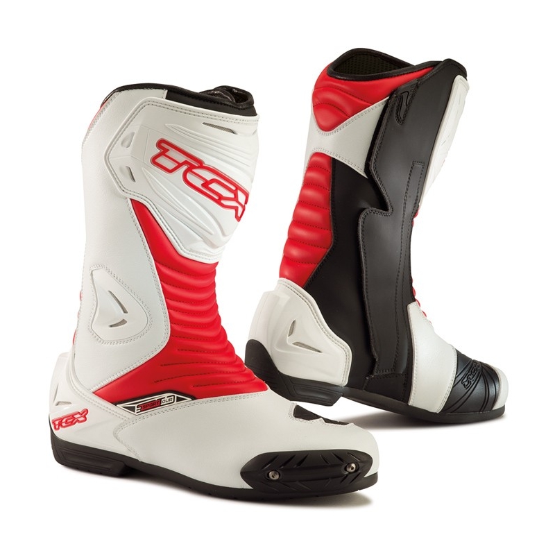 Buty na motocykl TCX S-SPORTOUR EVO biało-czerwone wyprzedaż