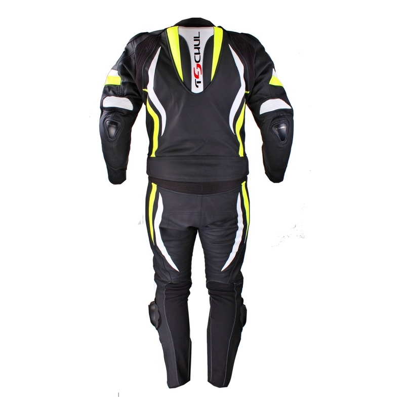 Kombinezon motocyklowy Tschul 575 czarno-żółty fluo wyprzedaż