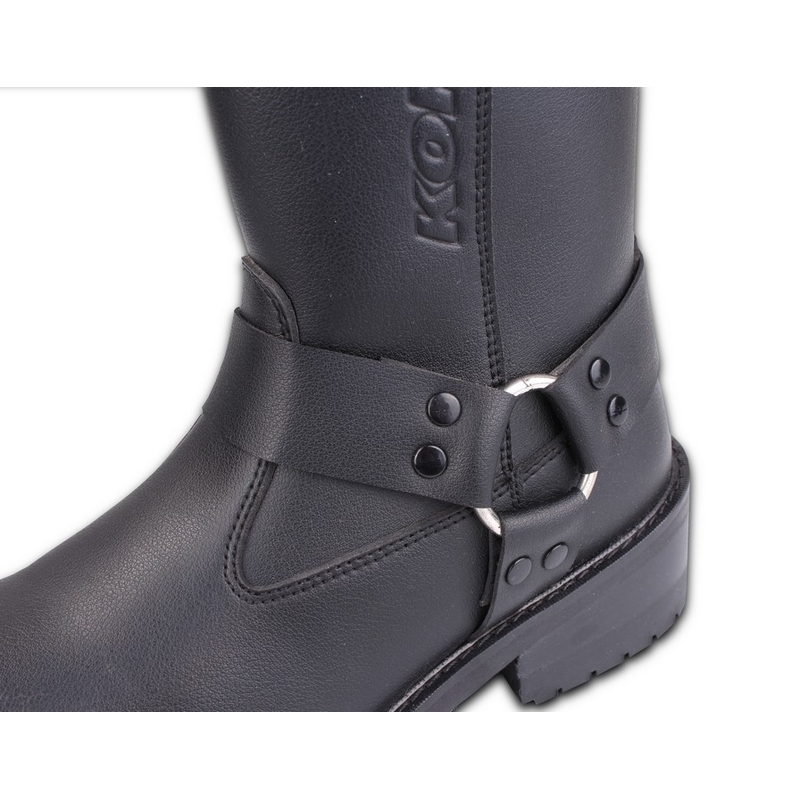 Buty motocyklowe Kore Black Buckle czarne wyprzedaż