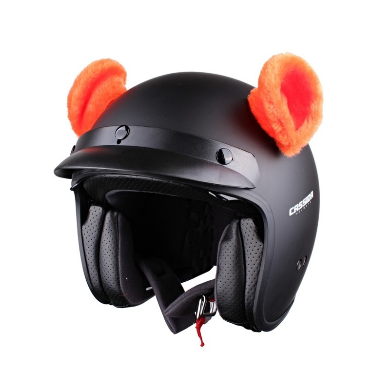 Uszy na kask Uszka pomarańczowe