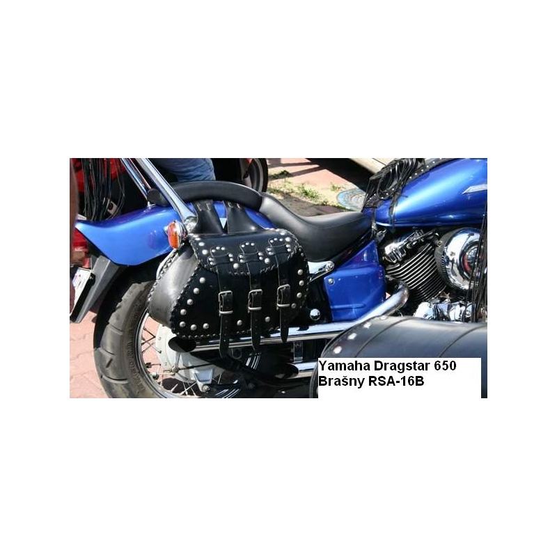 Sakwy skórzane na motocykl Chopper RSA-16D