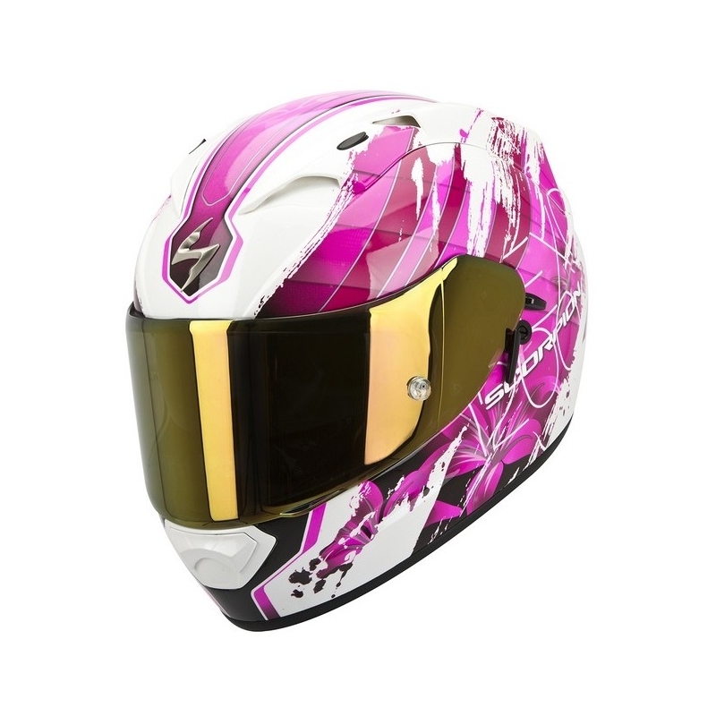Integralny kask Scorpion EXO-1200 Lilium biało-różowy wyprzedaż