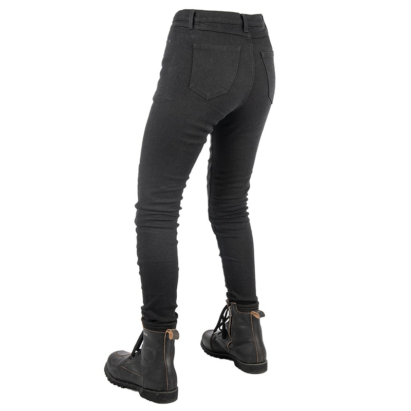 Spodnie damskie skrócone Oxford Original Approved Jeggings AA czarne wyprzedaż