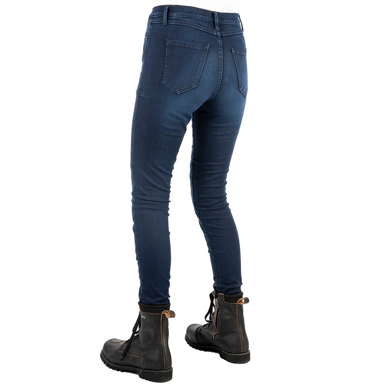 Spodnie damskie skrócone Oxford Original Approved Jeggings AA blue indygo