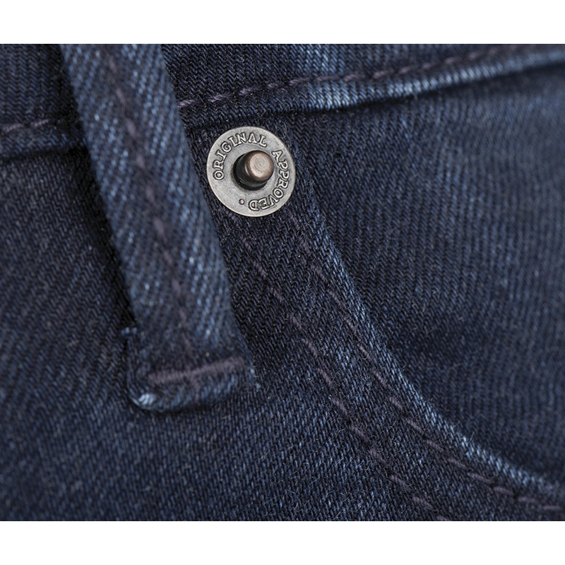 Spodnie damskie skrócone Oxford Original Approved Jeggings AA blue indygo