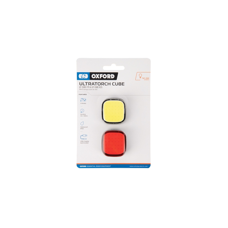 Światło rowerowe Oxford Ultratorch Cube przód + tył