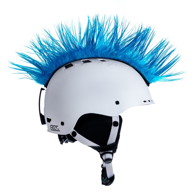 Mohawk czapka kask jasnoniebieska