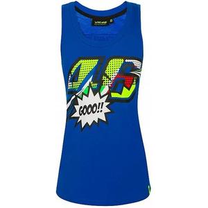 Koszulka damska VR46 Valentino Rossi POP ART niebieska