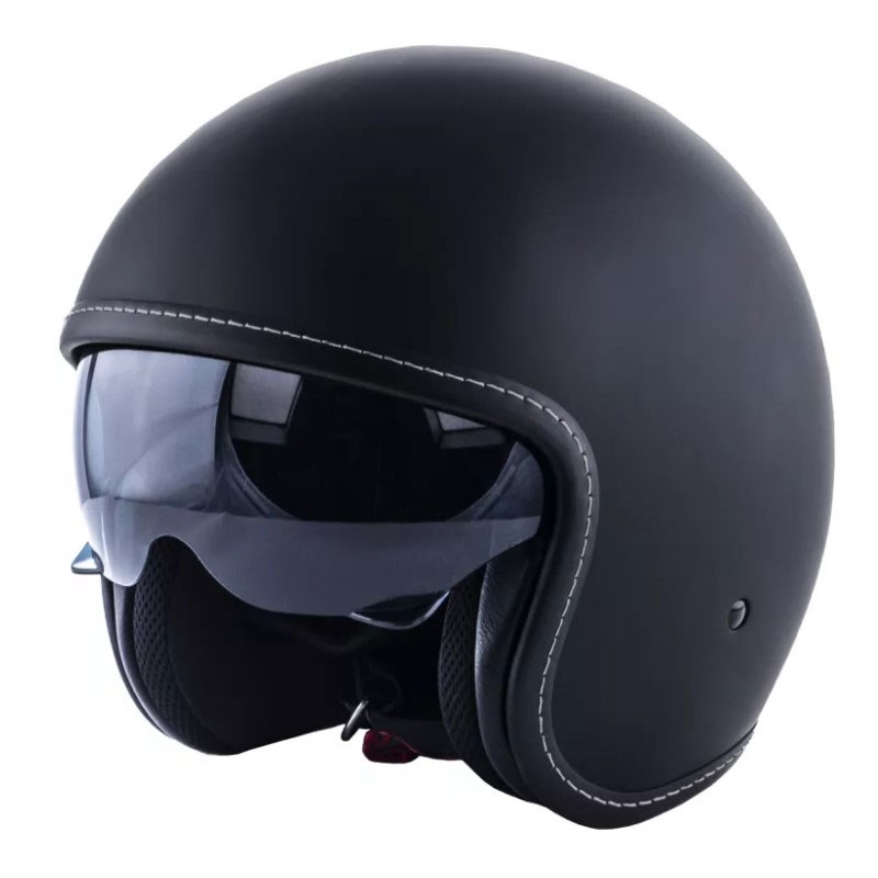 Otwarty kask motocyklowy  RSA Shadow Czarny mat
