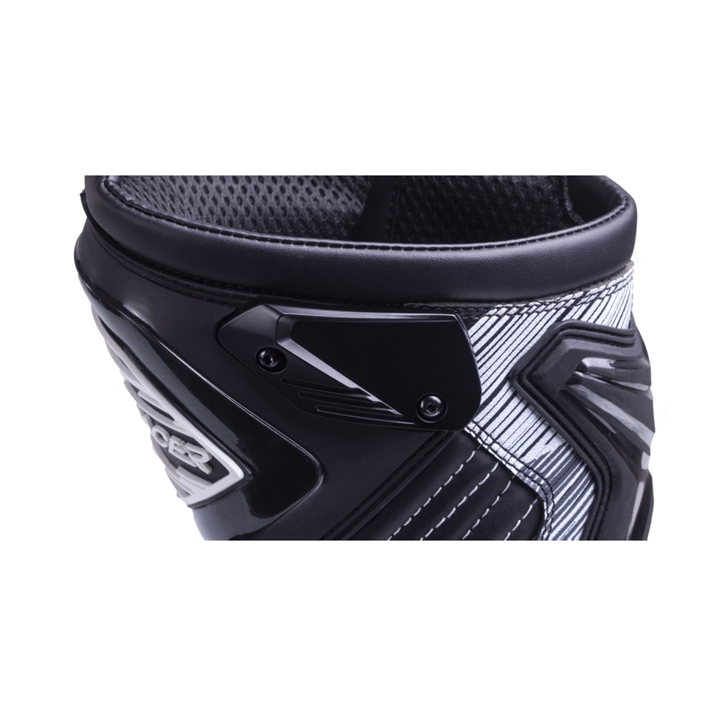 Buty motocyklowe Street Racer Grid czarno-białe