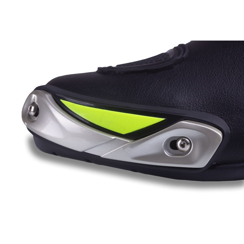 Buty motocyklowe Street Racer GTR czarno-fluo-żółte