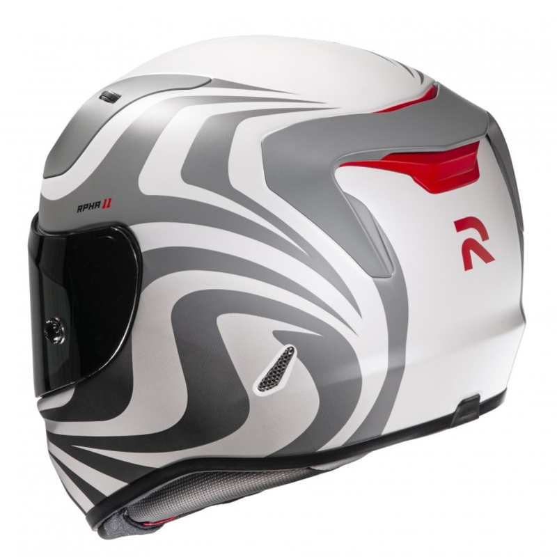 Integralny kask motocyklowyHJC RPHA 11 Eldon MC10SF biało-siwy