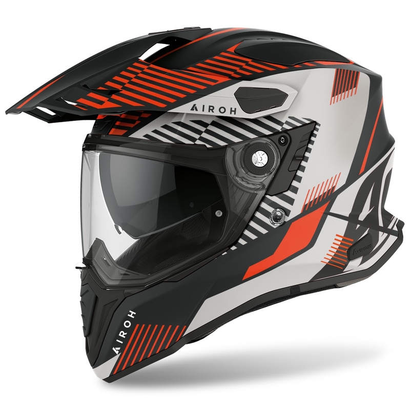 Kask enduro Airoh Commander Boost 2022 pomarańczowy mat wyprzedaż