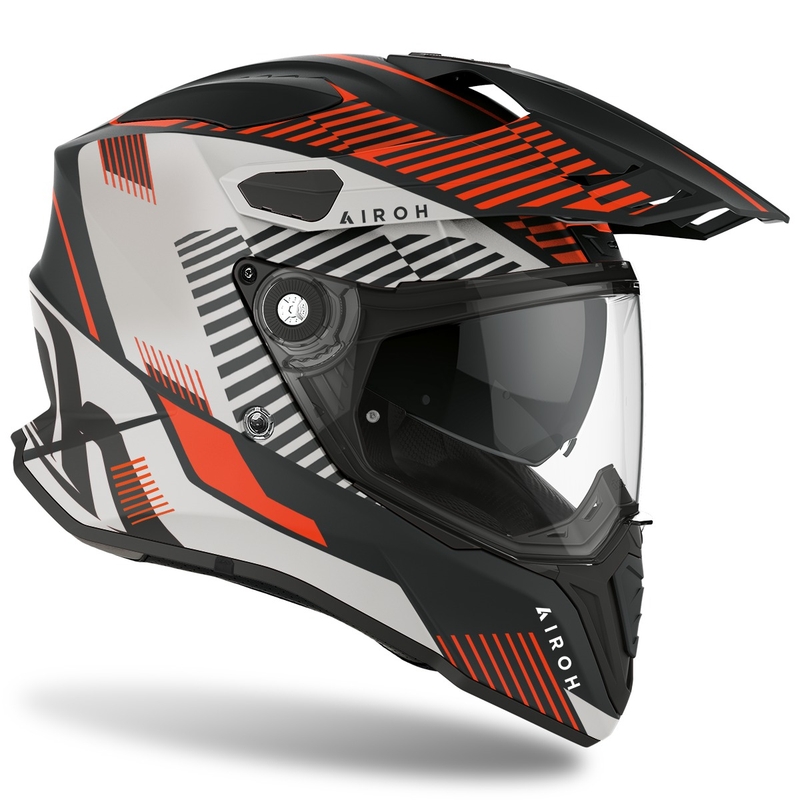 Kask enduro Airoh Commander Boost 2022 pomarańczowy mat wyprzedaż