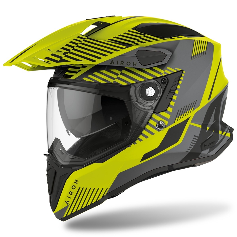 Kask enduro Airoh Commander Boost 2022 żółty mat wyprzedaż