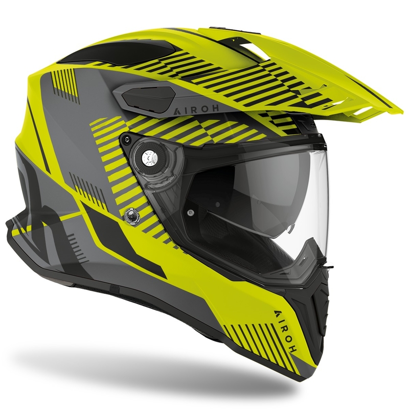 Kask enduro Airoh Commander Boost 2022 żółty mat wyprzedaż