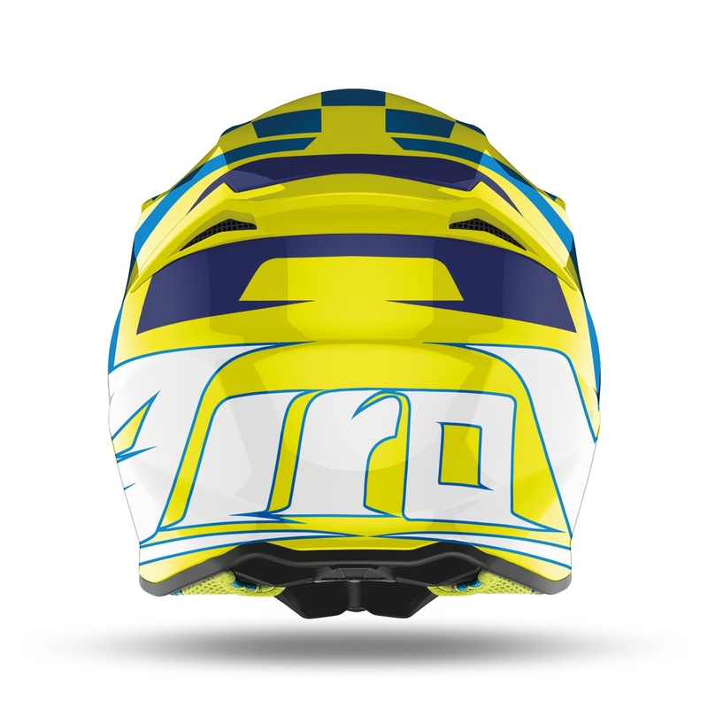 Kask motokrosowy přilba Airoh Twist 2.0 TC21 2022 żółty połysk wyprzedaż