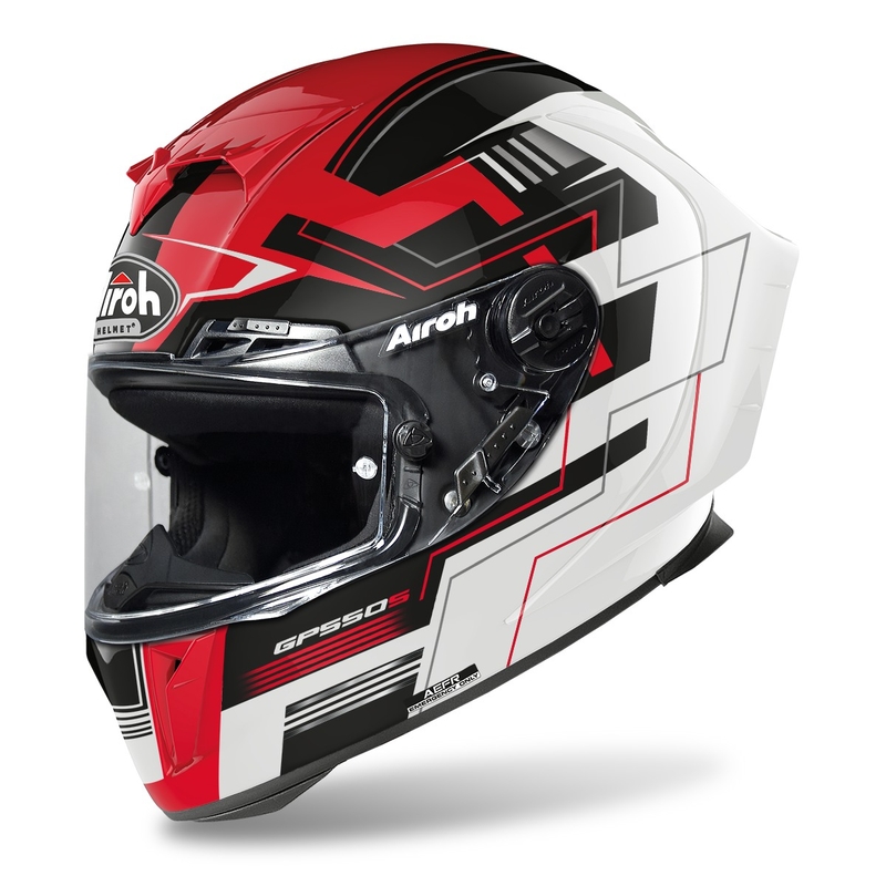Integralny kask motocyklowy Airoh GP550 S Challenge 2022 czerwony połysk