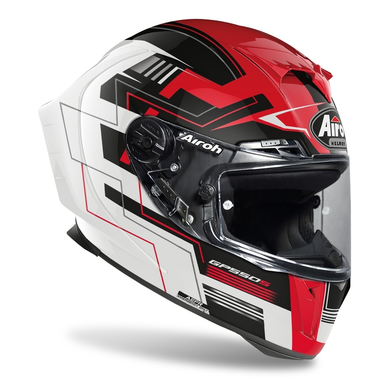 Integralny kask motocyklowy Airoh GP550 S Challenge 2022 czerwony połysk