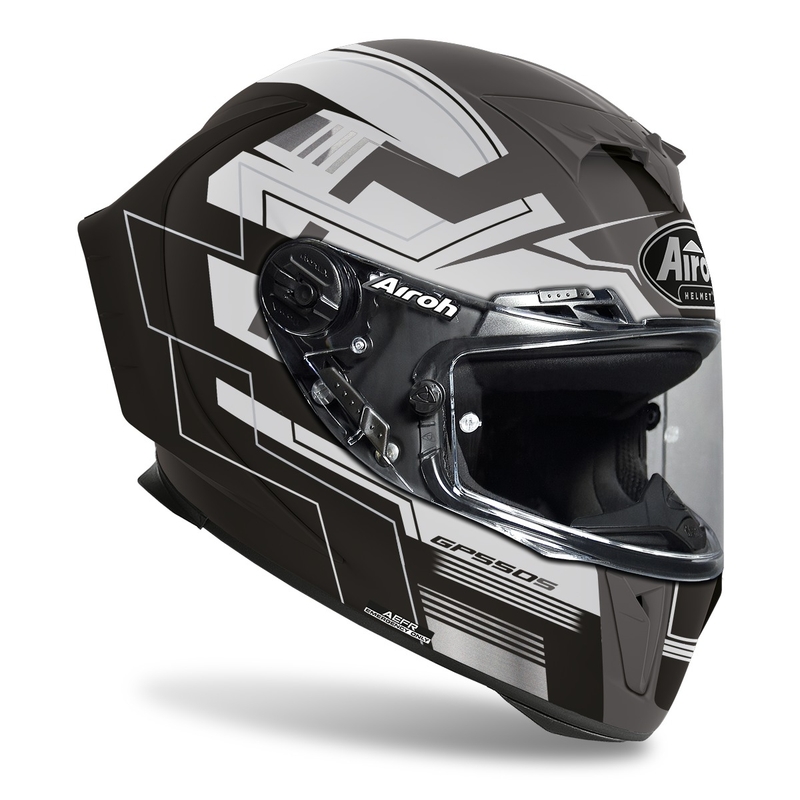 Airoh GP550 S Challenge 2022 integralny kask motocyklowy czarny matowy wyprzedaż