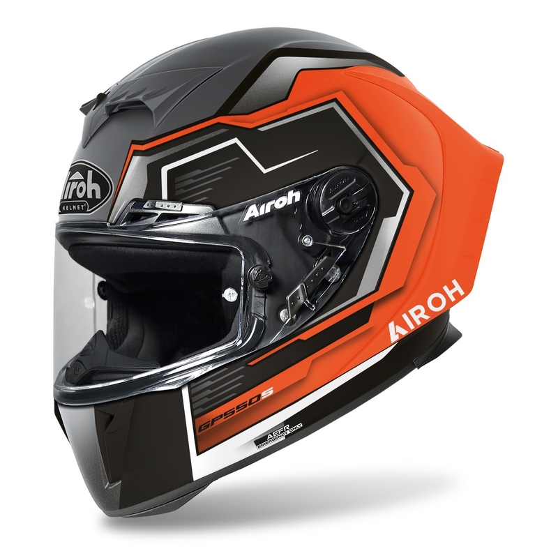 Airoh GP550 S Rush 2022 fluo orange matt integralny kask motocyklowy wyprzedaż
