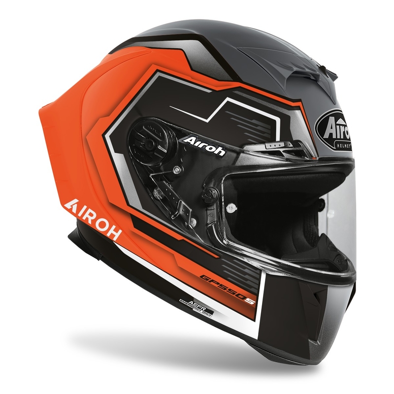 Airoh GP550 S Rush 2022 fluo orange matt integralny kask motocyklowy wyprzedaż