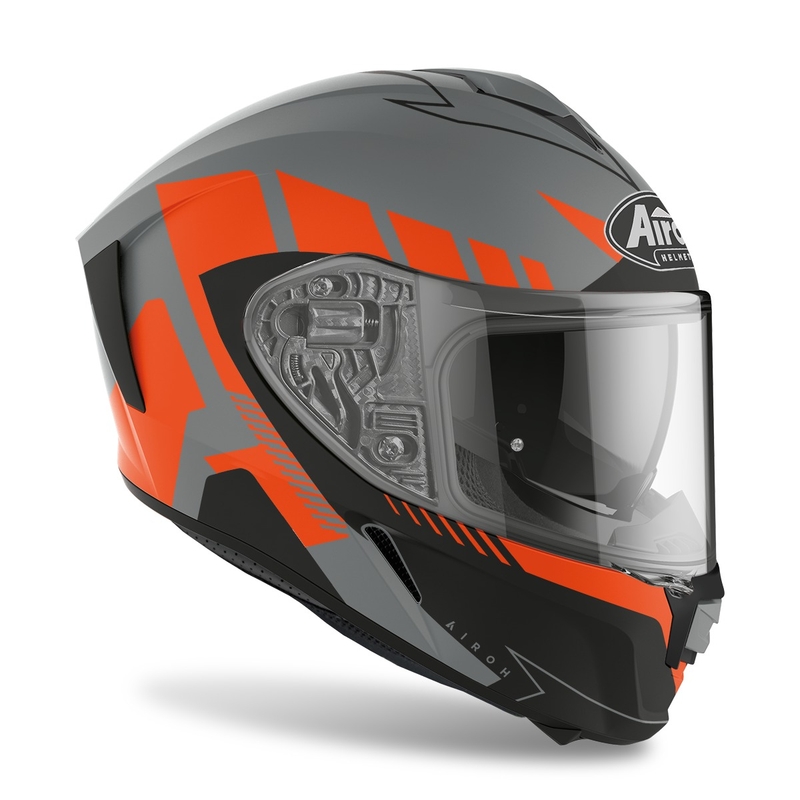 Airoh Spark Rise 2022 integralny kask motocyklowy pomarańczowy matowy wyprzedaż