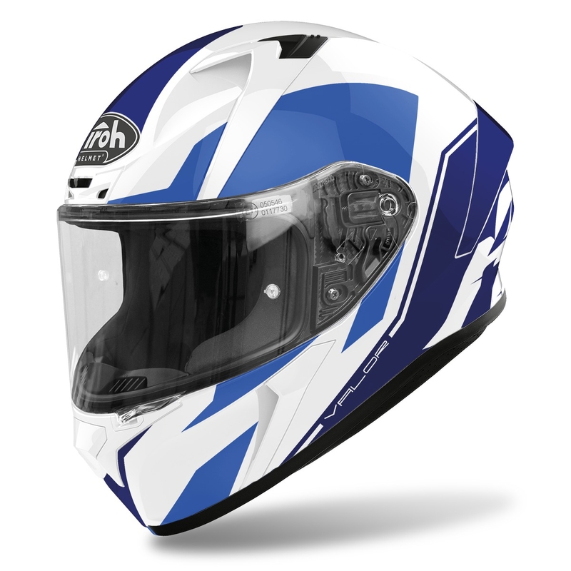Integralny kask motocyklowy Airoh Valor Wings 2022 niebieski połysk wyprzedaż