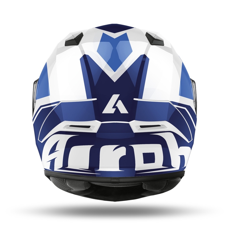 Integralny kask motocyklowy Airoh Valor Wings 2022 niebieski połysk wyprzedaż