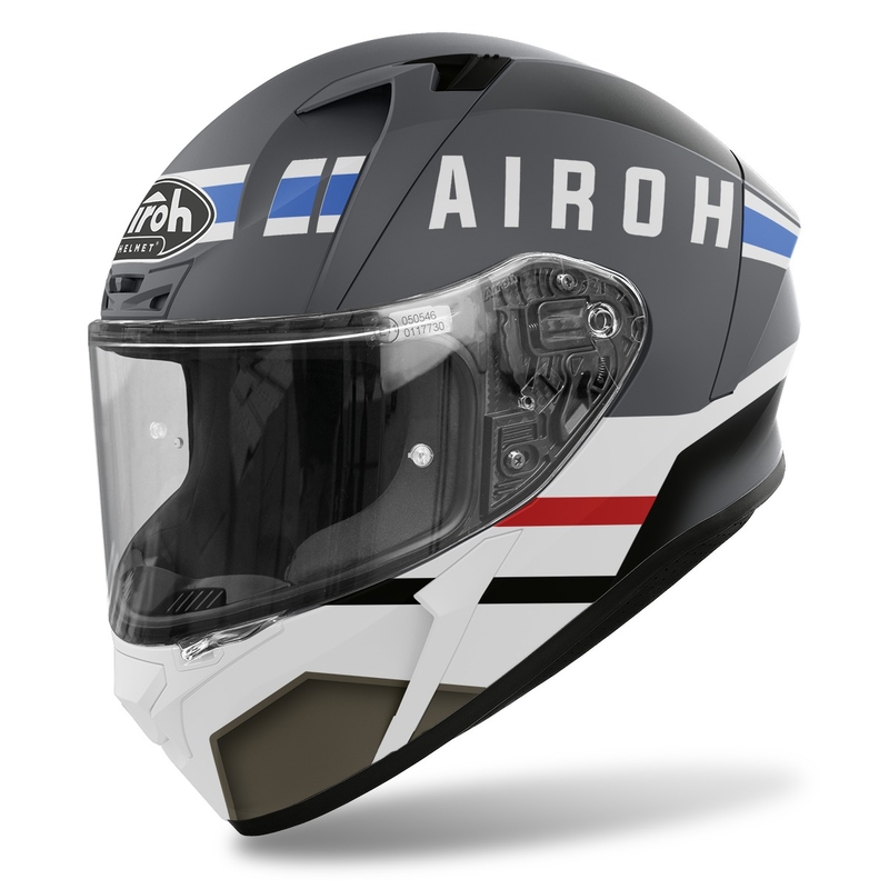 Integralny kask motocyklowy Airoh Valor Craft 2022 matowy biało-szary