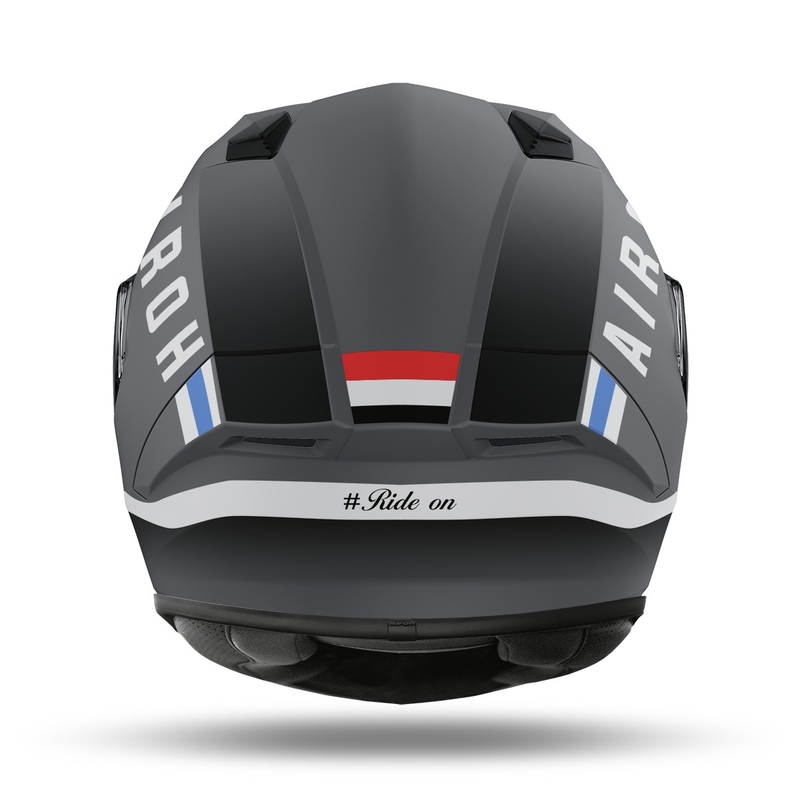 Integralny kask motocyklowy Airoh Valor Craft 2022 matowy biało-szary
