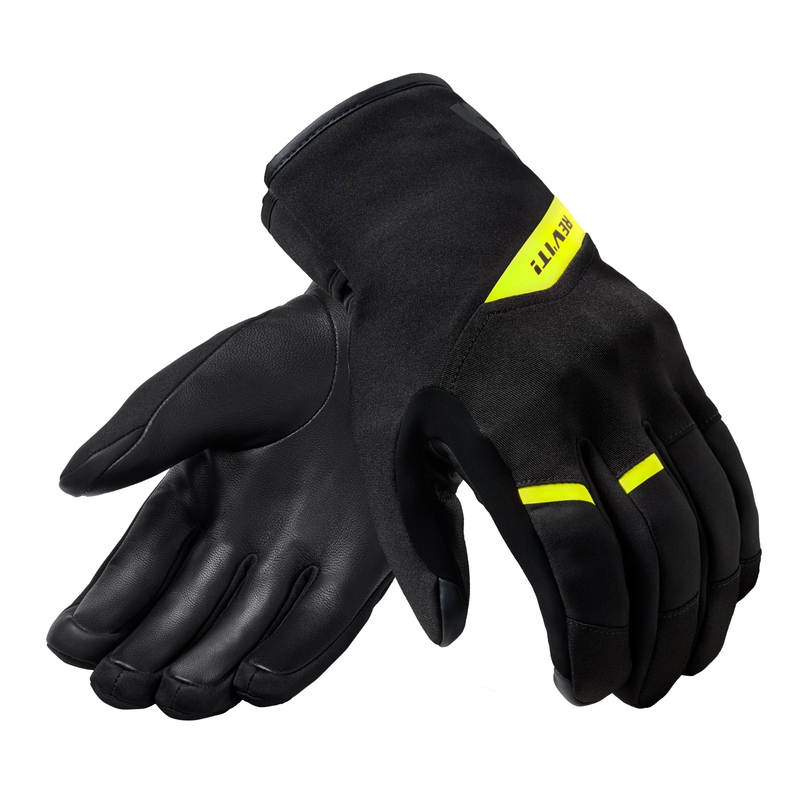 Rękawice motocyklowe Revit Grafton H2O czarno-fluo żółte
