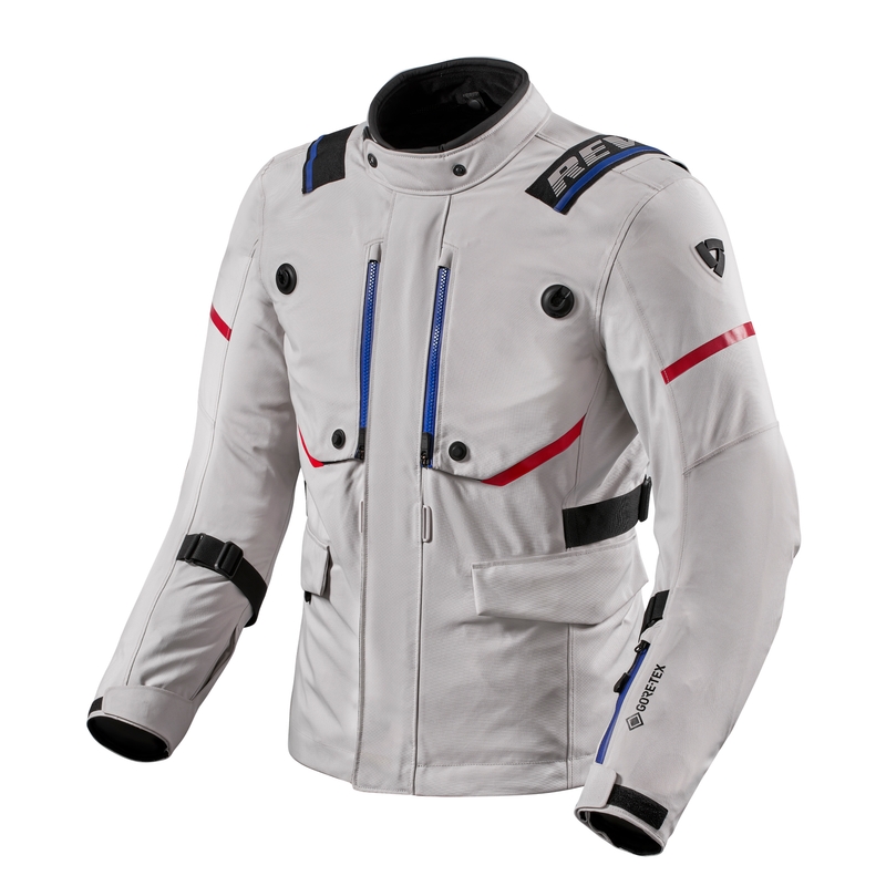 Kurtka motocyklowa Revit Vertical GTX srebrna