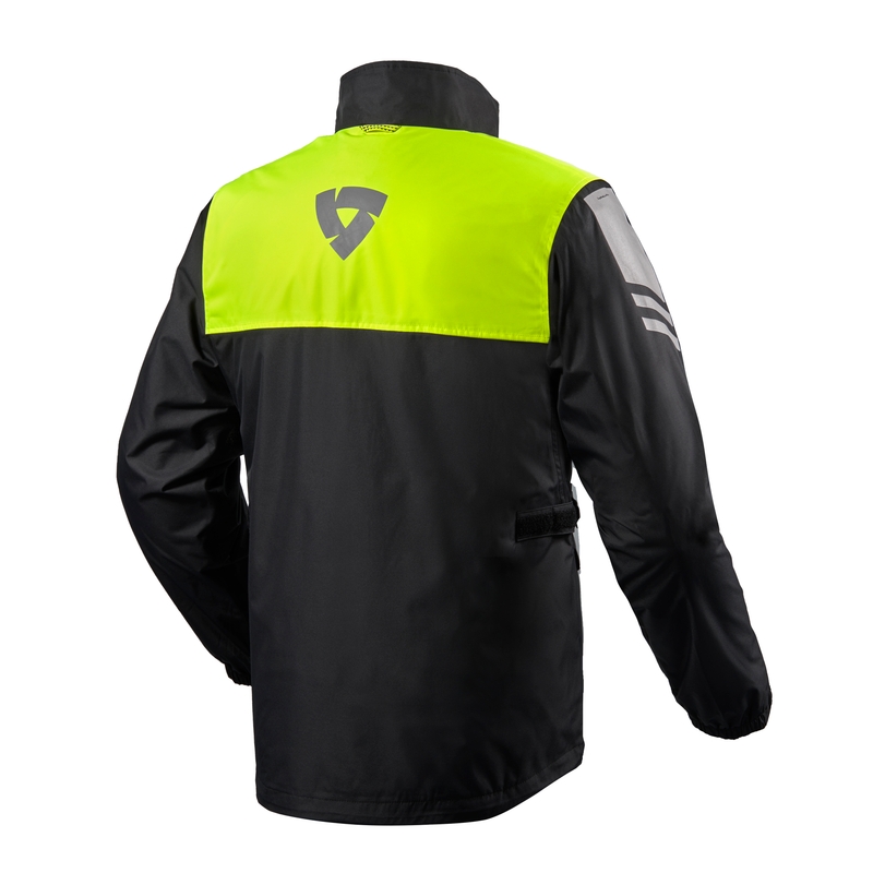 Motocyklowa kurtka przeciwdeszczowa Revit Nitric 3 H2O czarno-fluo żółta wyprzedaż
