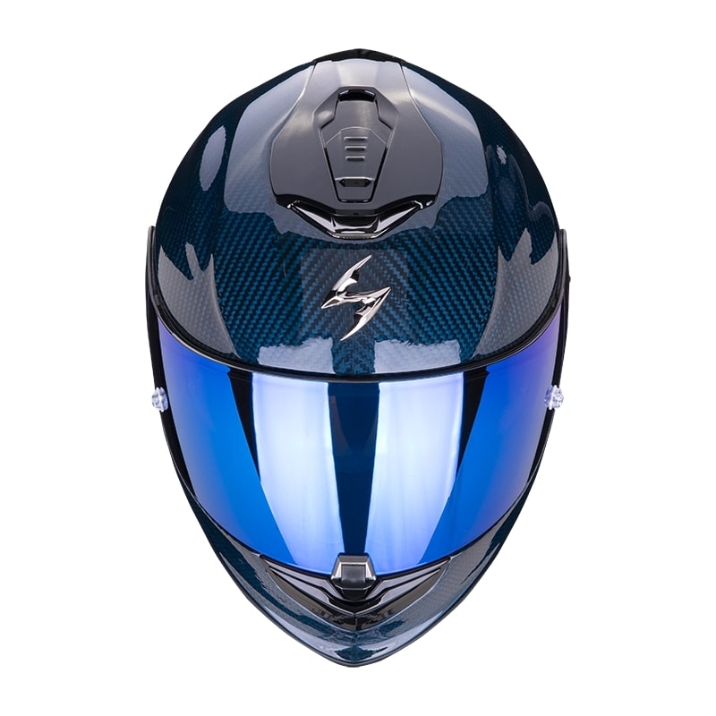 Integralny kask motocyklowy Scorpion EXO-1400 Carbon niebieski