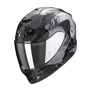 Integralny kask motocyklowy Scorpion EXO-1400 Carbon Air Cloner srebrny