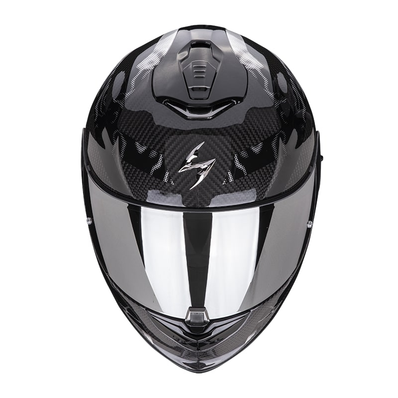 Integralny kask motocyklowy Scorpion EXO-1400 Carbon Air Cloner srebrny