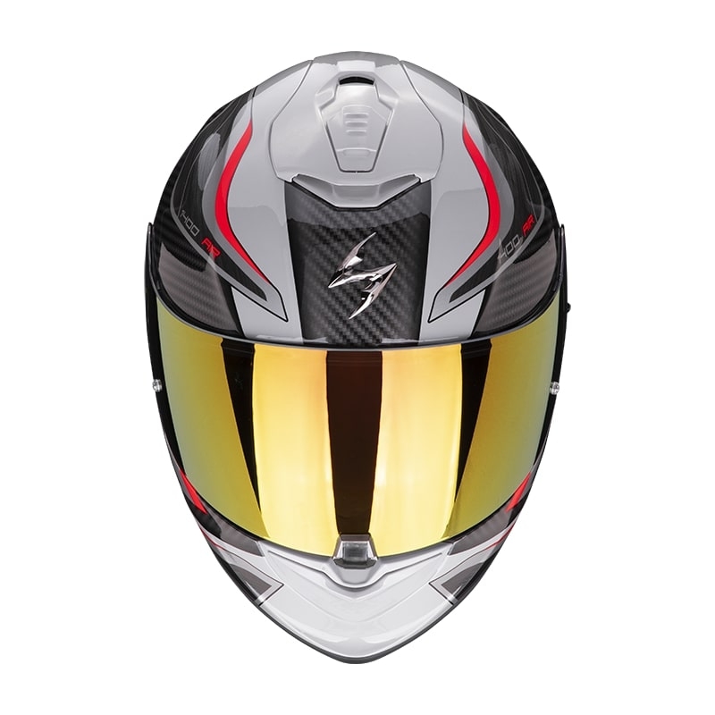 Integralny kask motocyklowy Scorpion EXO-1400 Air Attune grey-black-red. wyprzedaż