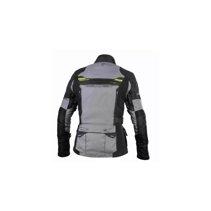 Damska kurtka motocyklowa SECA Arrakis II szaro-czarna wyprzedaż
