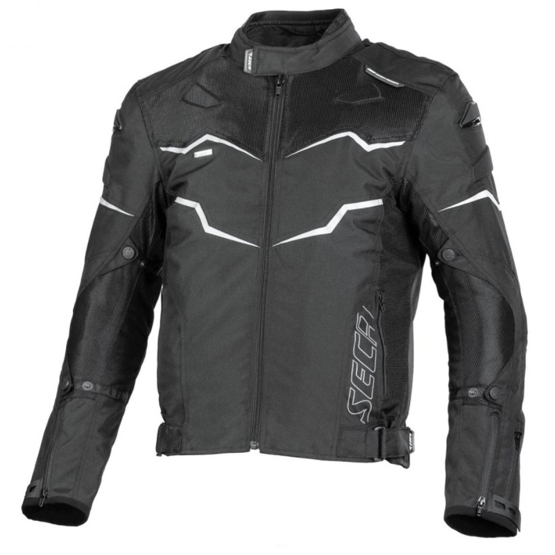 Kurtka motocyklowa SECA Stream III czarna wyprzedaż
