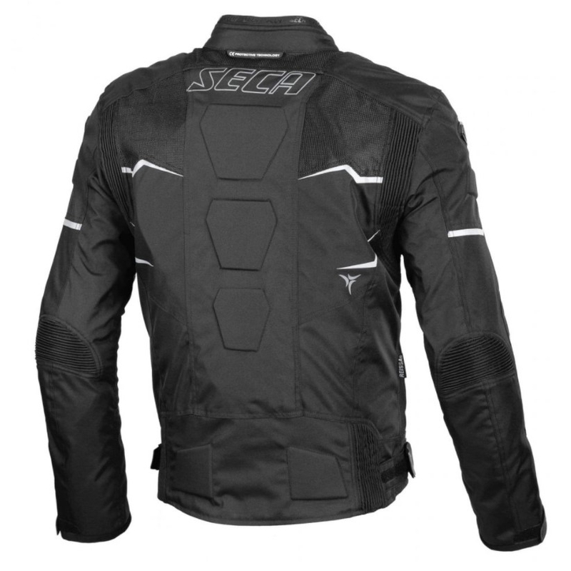 Kurtka motocyklowa SECA Stream III czarna wyprzedaż