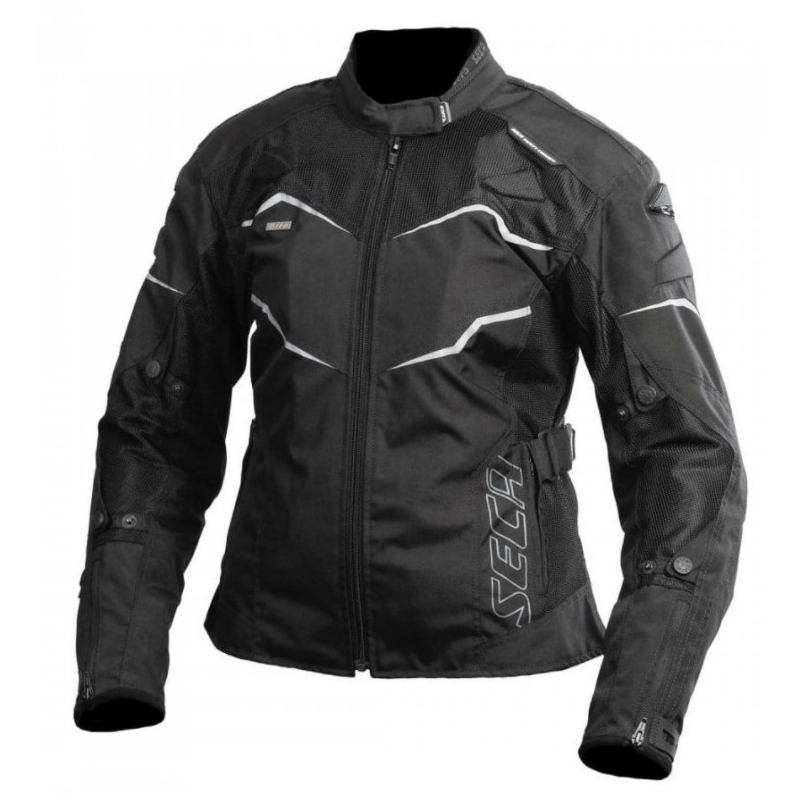 Damska kurtka motocyklowa SECA Stream III czarna wyprzedaż